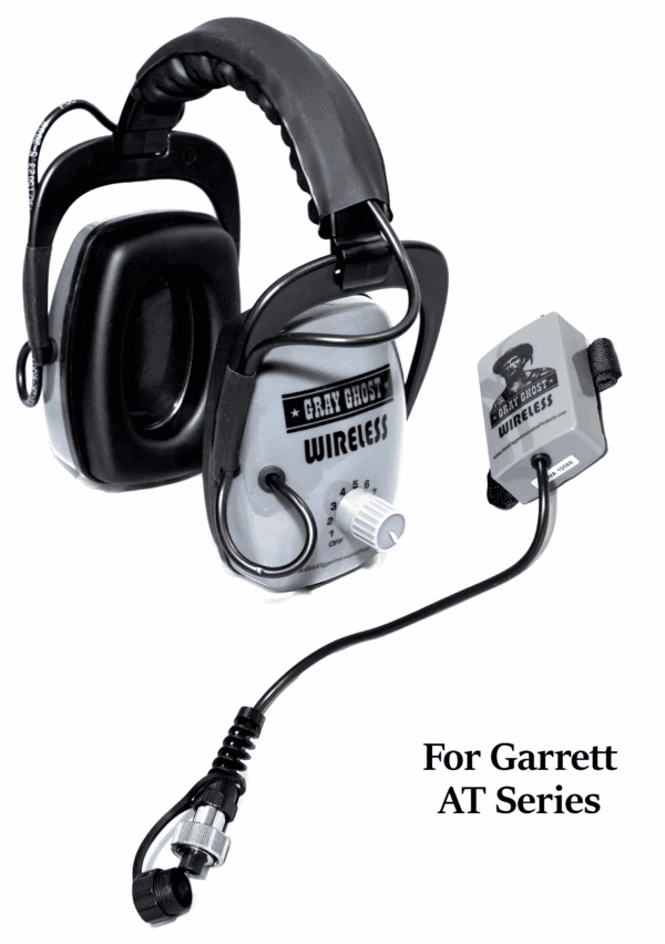 Detector Pro Gray Ghost Wireless Headphones - Image 3